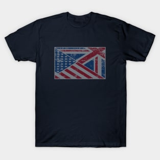 USA UK Flag T-Shirt